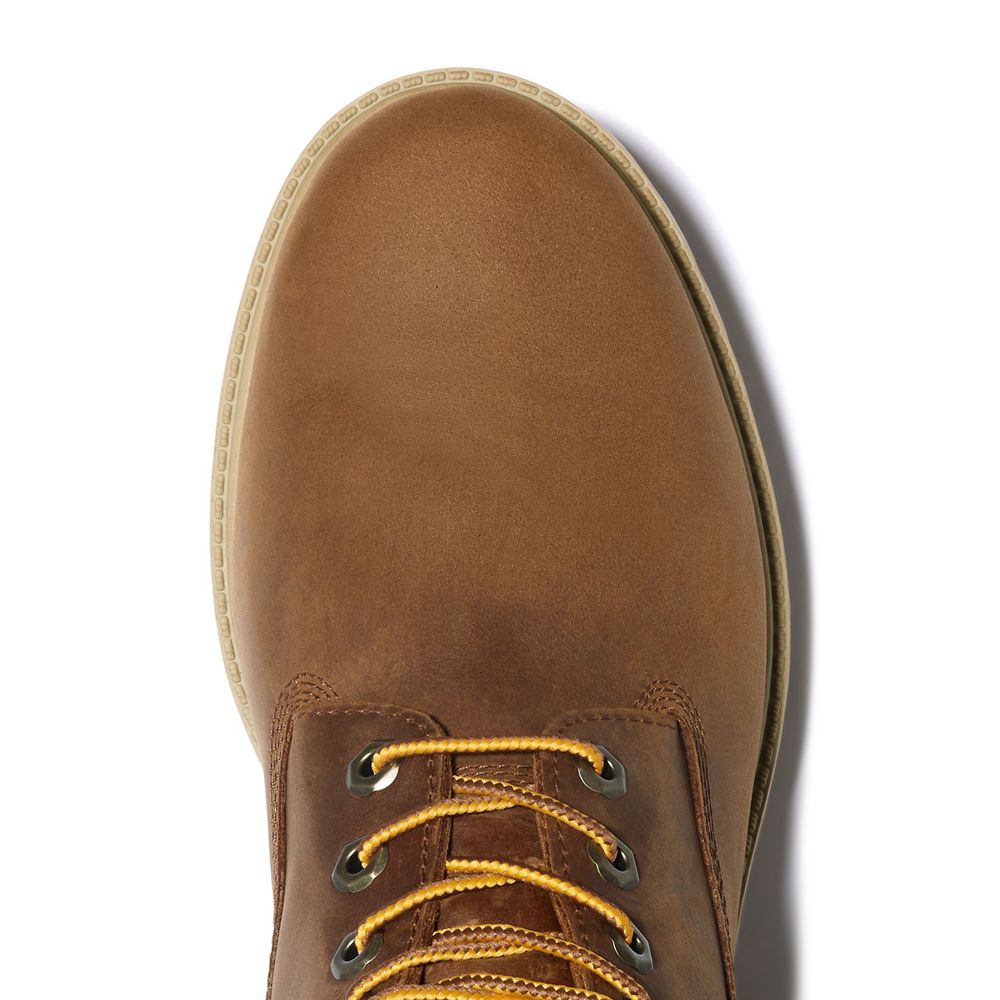 Bocanci 6-Inch Timberland Barbati Maro - Heritage Ek+ Waterproof - Romania - NBGQFM965